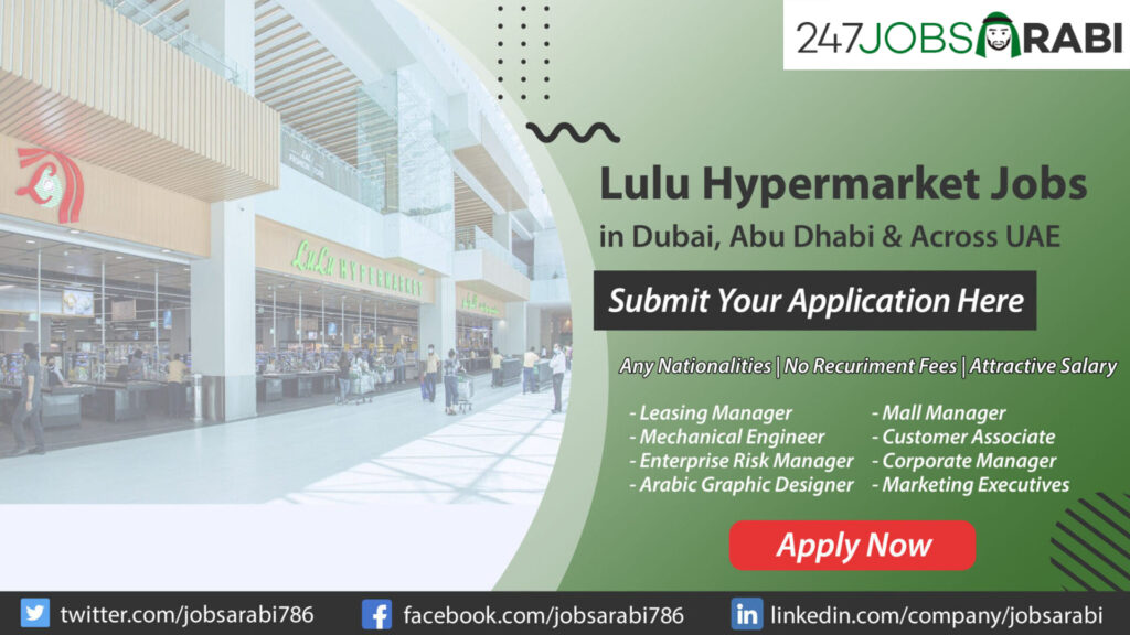 Lulu Hypermarket Jobs Vacancies